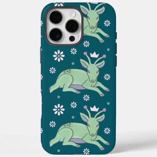 Coques Case-Mate iPhone Peuple de cerfs extraterrestres Art folklorique | (Verso)