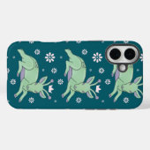 Coques Case-Mate iPhone Peuple de cerfs extraterrestres Art folklorique | (Verso (horizontal))