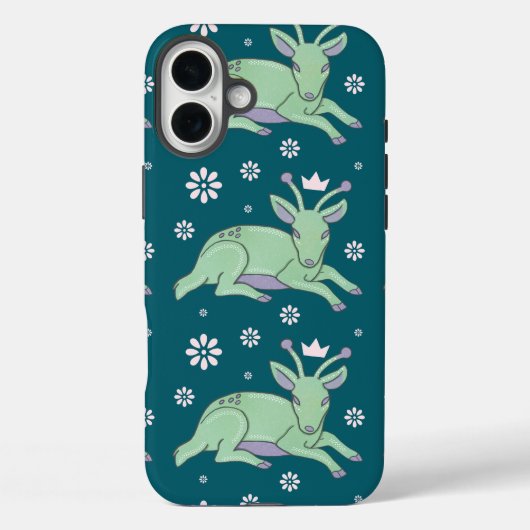 Coques Case-Mate iPhone Peuple de cerfs extraterrestres Art folklorique | (Verso)