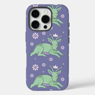 Coques iPhone 16 Pro Peuple de cerfs extraterrestres Art folklorique