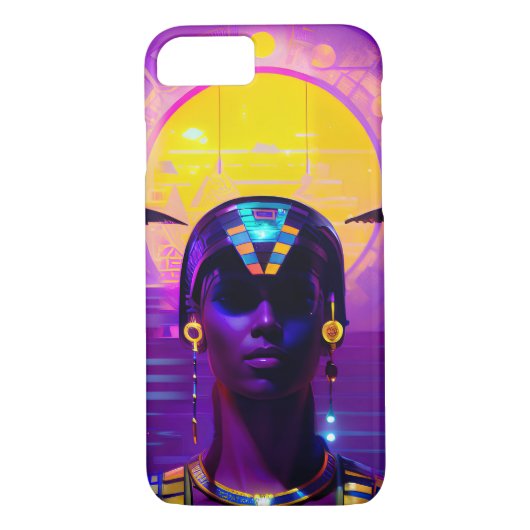 Coques Case-Mate iPhone Pharaon Synthwave (Dos)