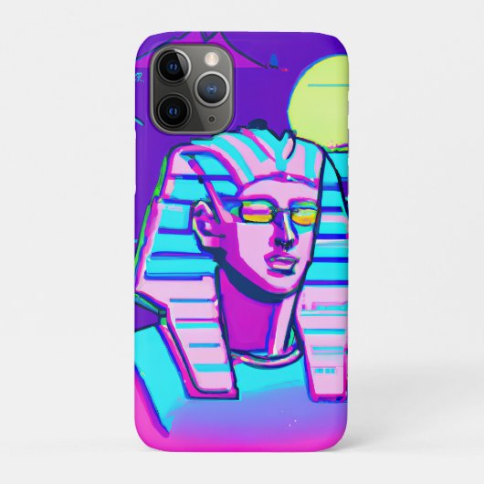 Coques Case-Mate iPhone Pharaon Synthwave (Dos)