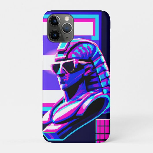 Coques Case-Mate iPhone Pharaon Synthwave (Dos)