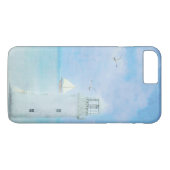Coques Case-Mate iPhone phare blanc avec voilier (Dos (Horizontal))