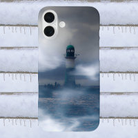 Phare dans la tempête - Mer Baltique