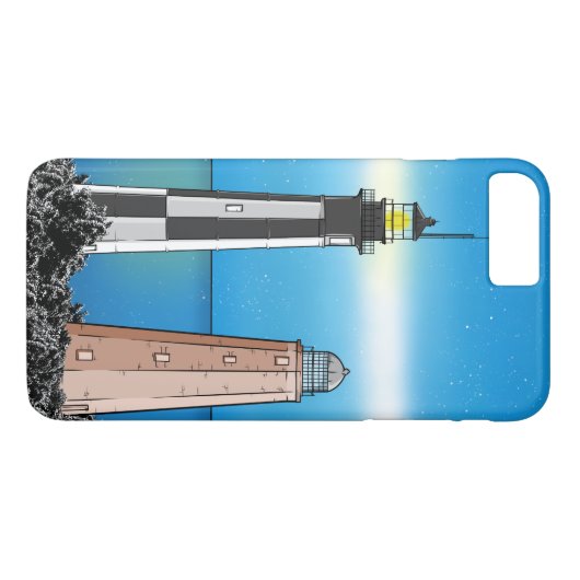 Coques Case-Mate iPhone Phare de Cape Henry Virginie (Dos (Horizontal))