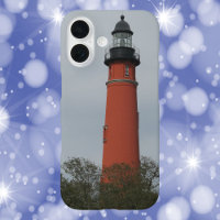 Phare de Ponce Inlet au-dessus des arbres Photo