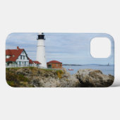 Coques Case-Mate iPhone phare de Portland Headlight sur une côte rocheuse (Verso (horizontal))
