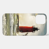 Coques Case-Mate iPhone Phare de South Haven Michigan (Verso (horizontal))