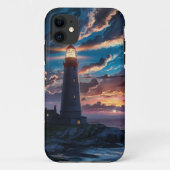 Coques Case-Mate iPhone Phare Starry Night (Dos)