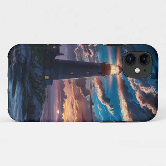 Coques Case-Mate iPhone Phare Starry Night (Dos (Horizontal))
