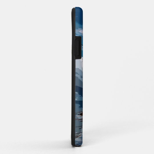 Coques Case-Mate iPhone Phare Stormy - Tour de navigation (Dos/Droite)