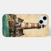 Coques Case-Mate iPhone Phare sur la côte (Verso (horizontal))