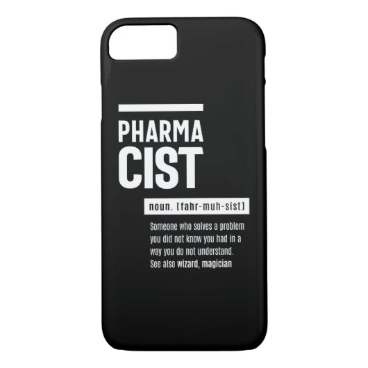 Coques Case-Mate iPhone Pharmacien Définition Drôle Cadeau Classique (Dos)
