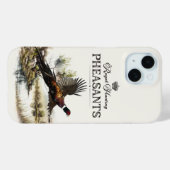 Coques Case-Mate iPhone Phéasants, Chasse Royale Art (Verso (horizontal))