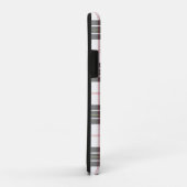 Coques Case-Mate iPhone Pherson tartan noir blanc plaid (Dos/Droite)