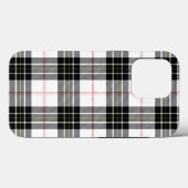 Coques Case-Mate iPhone Pherson tartan noir blanc plaid (Verso (horizontal))