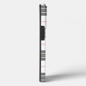 Coques Case-Mate iPhone Pherson tartan noir blanc plaid (Verso / Droite)