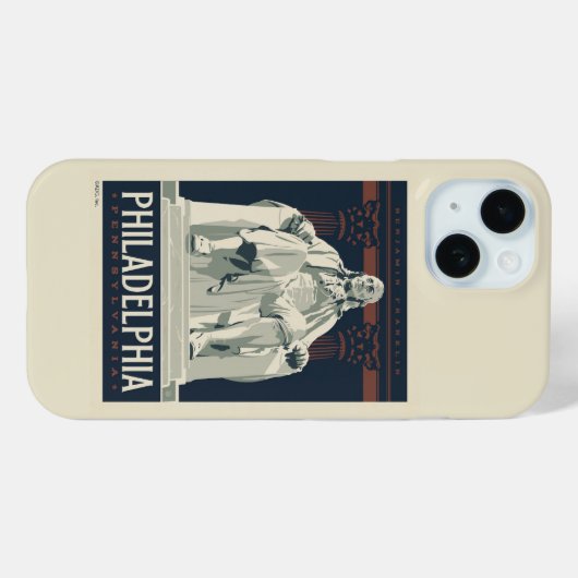 Coques Case-Mate iPhone Philadelphie | Institut Benjamin Franklin (Verso (horizontal))