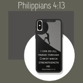 Coques Case-Mate iPhone Philippiens 4:13 Bible Verse Pierre géante Coque-M