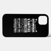 Coques Case-Mate iPhone Phlebotomy S Phlebotomist Vampire  (Verso (horizontal))