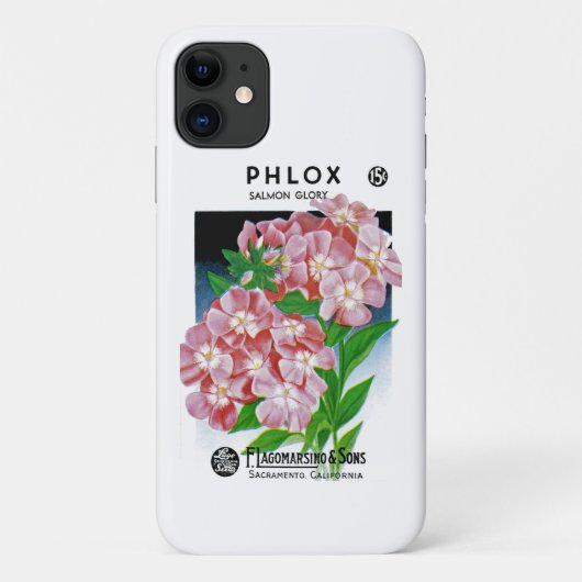 Coques Case-Mate iPhone Phlox Saumon Glory (Dos)