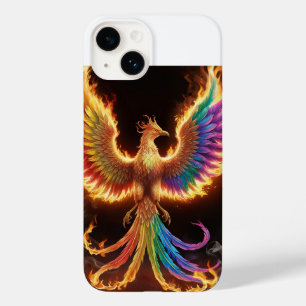Coque Pour iPhone 14 "Phoenix Rising : Une danse des flammes"