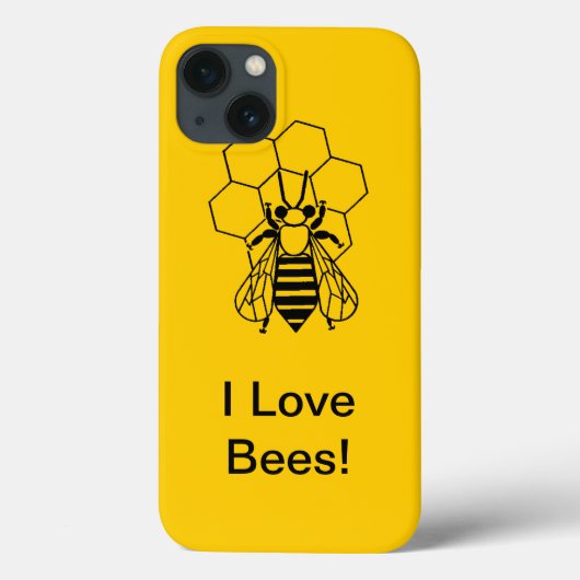Coques Case-Mate iPhone Phone Case - Bee on Honeycomb (Verso)