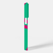 Coques Case-Mate iPhone Phone Case – Pink Lines on Green (Verso / Droite)