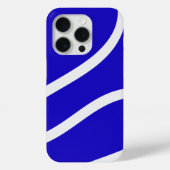 Coques Case-Mate iPhone Phone Case – White Lines on Blue (Verso)