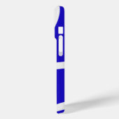 Coques Case-Mate iPhone Phone Case – White Lines on Blue (Verso / Gauche)