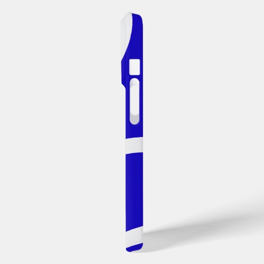Coques Case-Mate iPhone Phone Case – White Lines on Blue (Verso / Gauche)