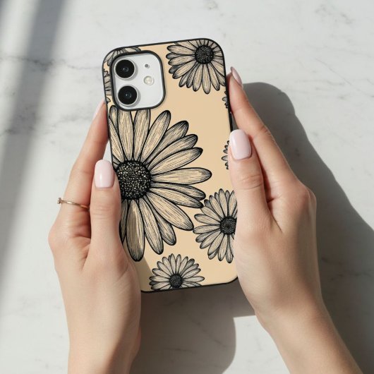 Coques Case-Mate iPhone Phone case with daisy design, Floral phone case