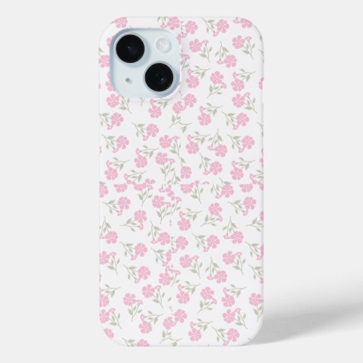 Coques Case-Mate iPhone Phonecover floral d'impression (Verso)