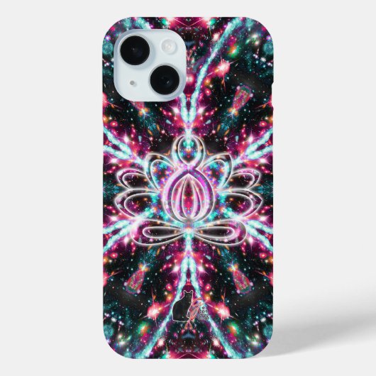 Coques Case-Mate iPhone Phosphorescence Zen Lotus (Verso)