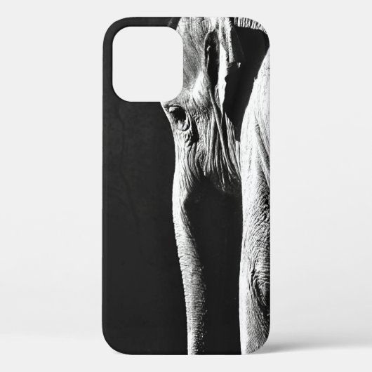 COQUES Case-Mate iPhone PHOTO À ÉCHELLE GRIS DE L'ÉLÉPHANT (Verso)