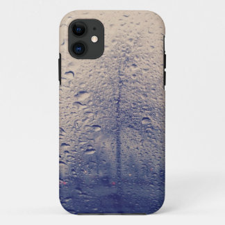 Coque Case-Mate Pour iPhone Photo abstraite d'arbre de fenêtre pluvieuse