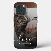 Coques Case-Mate iPhone Photo Amoureux des chats mignonne (Verso)