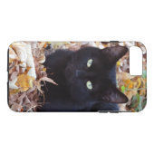 Coques Case-Mate iPhone Photo Apple iPhone 8 Plus/7 Plus, Tough Black Cat (Dos (Horizontal))