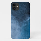 Coques Case-Mate iPhone Photo d'art Abstrait bleu foncé (Dos)