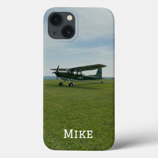Coques Case-Mate iPhone Photo d'avion élégant avec monogramme, Aviation (Verso)