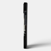 Coques Case-Mate iPhone Photo de chaton noir et blanc mignon (Verso / Gauche)