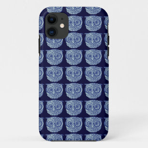 Coque Case-Mate Pour iPhone Photo de chouette bleue