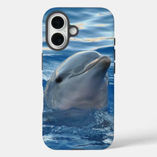 Coques Case-Mate iPhone Photo de dauphin dans l'eau (Verso)