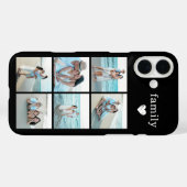 Coques Case-Mate iPhone Photo de famille 6 Noir (Verso (horizontal))