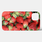 Coques Case-Mate iPhone Photo de fraises rouges juteuses (Verso (horizontal))