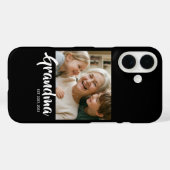 Coques Case-Mate iPhone Photo de grand-mère noire établie par script (Verso (horizontal))