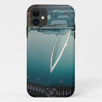 Coque iPhone 11 Photo de la voiture de collection Green Buick