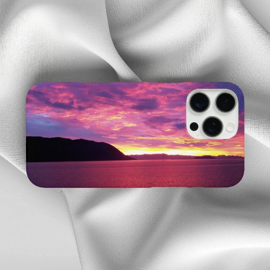 Coques Case-Mate iPhone Photo de lever de soleil rose en mer