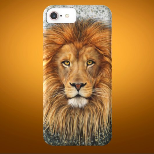 Coques Case-Mate iPhone Photo de lion Peinture image